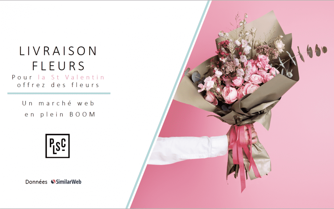 Le marché web de la livraison de fleurs